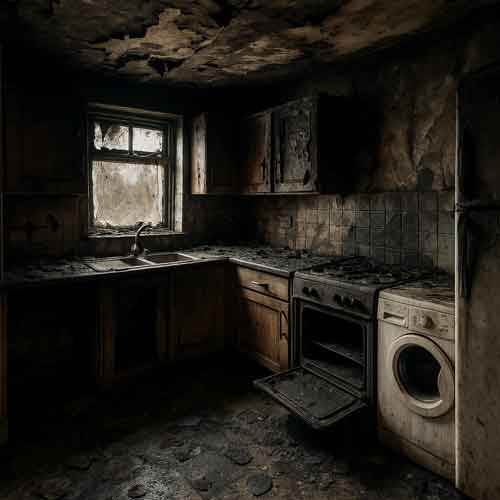 Fire and smoke damage restoration using professional equipment and techniques